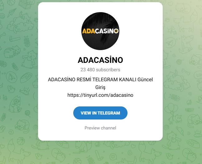 Adacasino Telegram